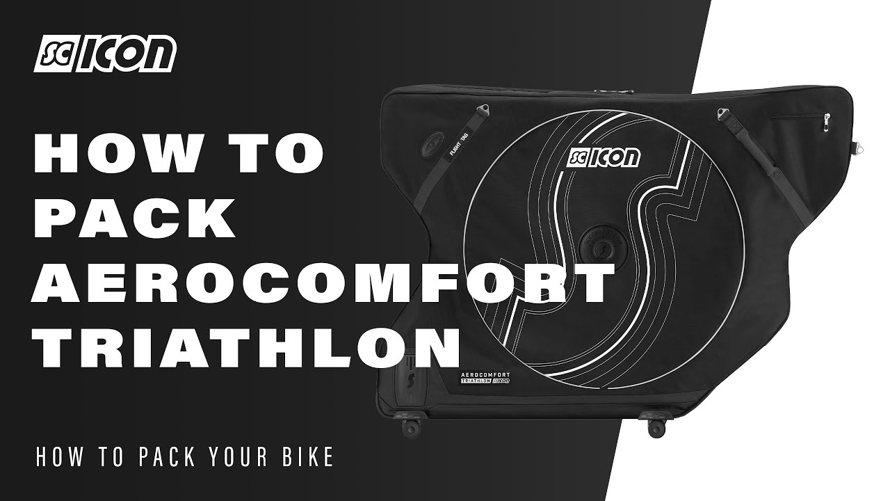 How to Pack your bike in the Aerocomfort 3.0 TSA Triathlon Bike Travel Bag | Scicon Sports
