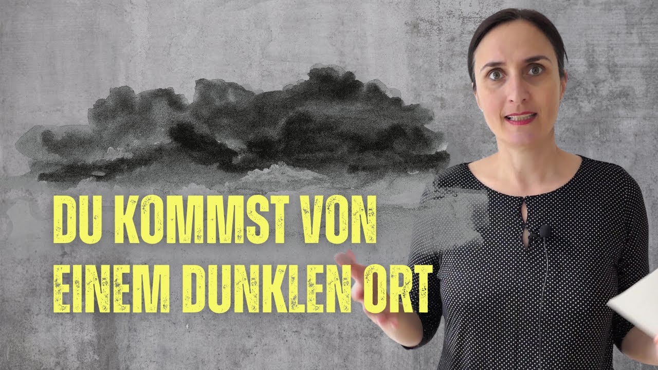 Toxische Beziehung - du kommst von einem dunklen Ort