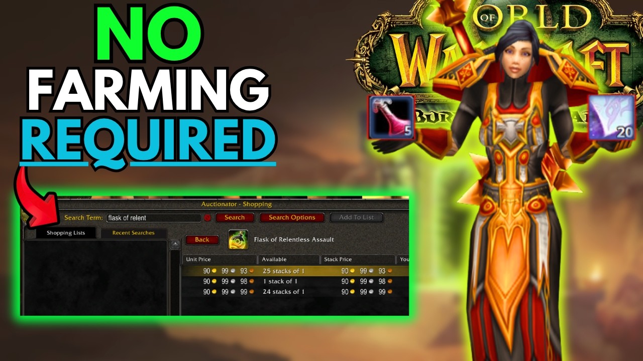 How I Make Gold Without Farming in TBC Anniversary