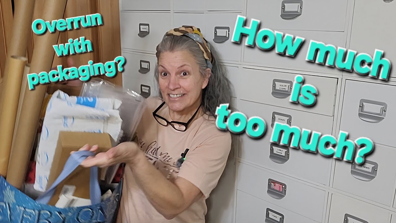 Tackling Packaging #FindingMyFloor Authentic Craftroom Tour 