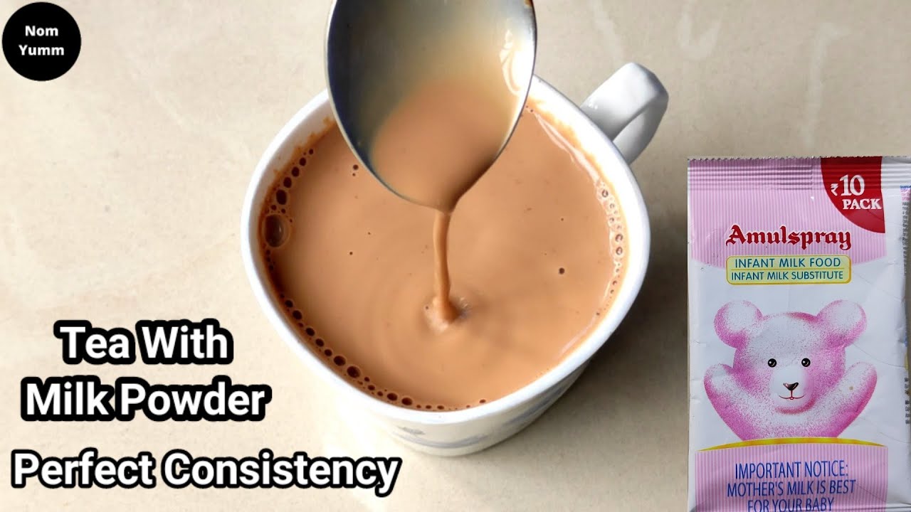 Create your own creamy, sweet tea recipe with this easy Milk Powder Tea recipe!