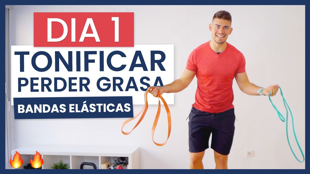EJERCICIOS con BANDAS ELÁSTICAS para PERDER PESO - Ejercicios TREN SUPERIOR con bandas elásticas