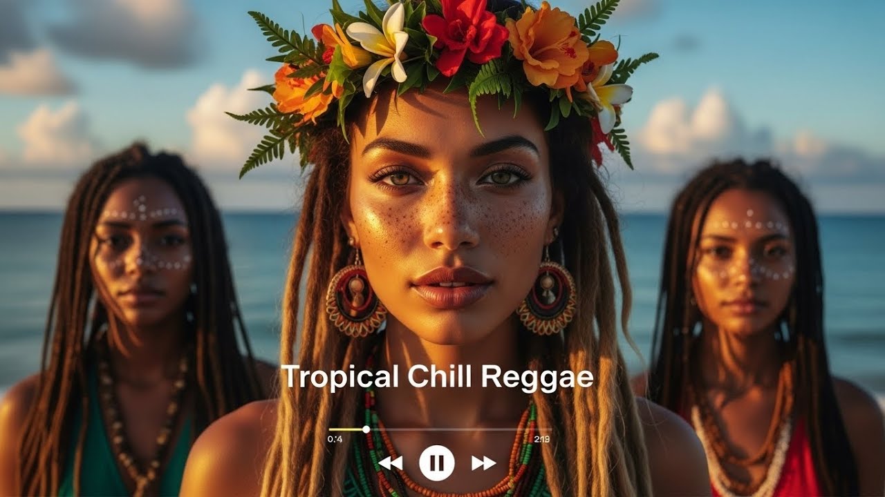 Hawaiian Relaxing Music Soft Ukulele Reggae Songs on the Peaceful Beach