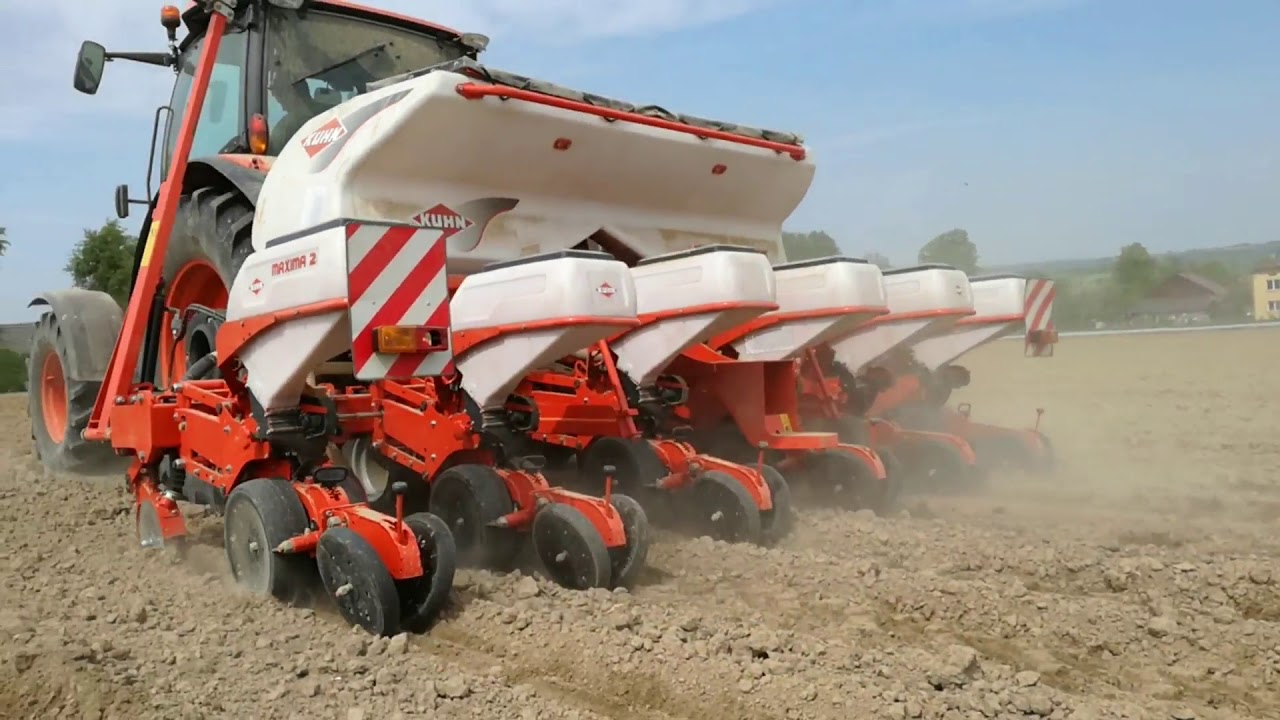 Siew Kukurydzy 2018 w GR Natkaniec! |Kuhn Maxima|New Holland TM190|Kubota M135GX|JD 5055E|