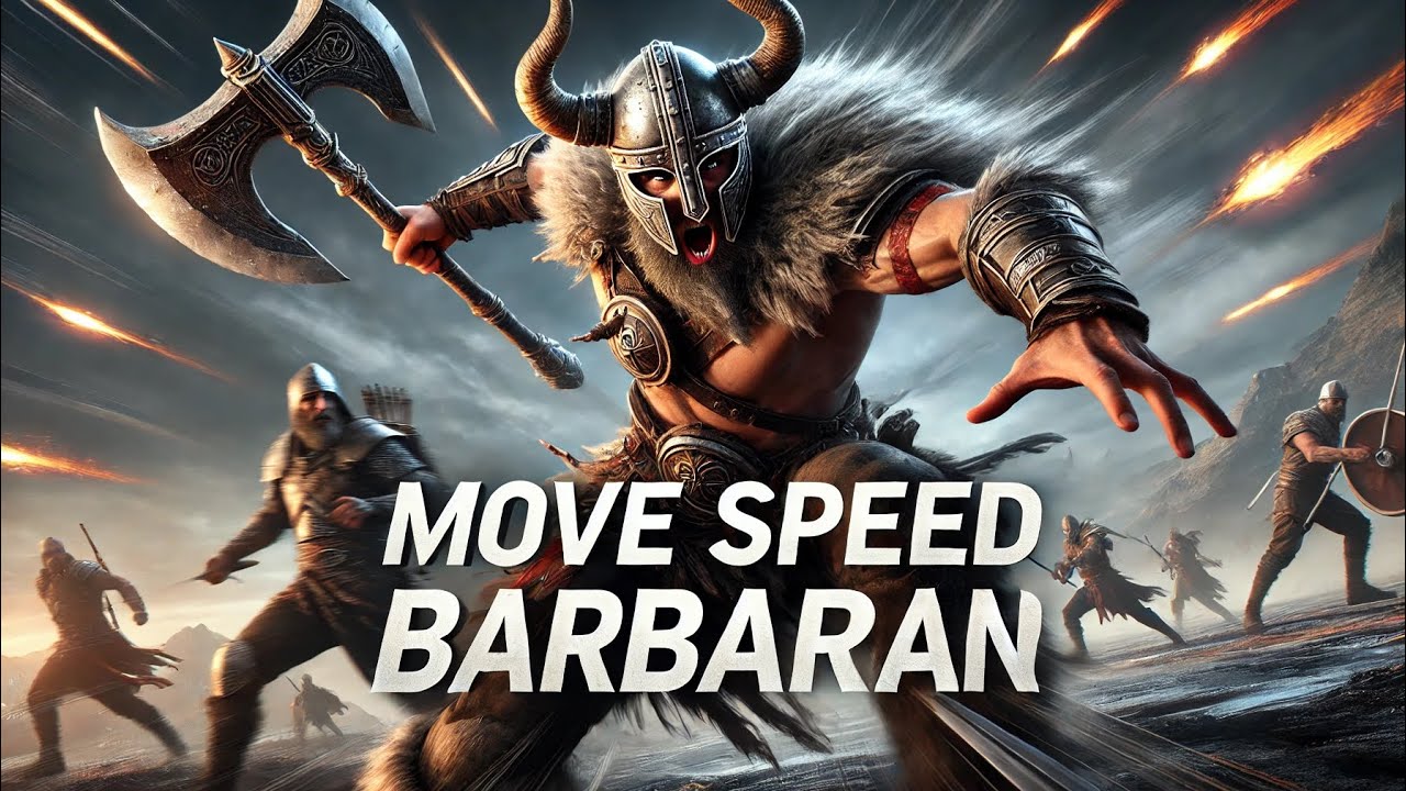 Building a Move Speed Barbarian in Dark and Darker