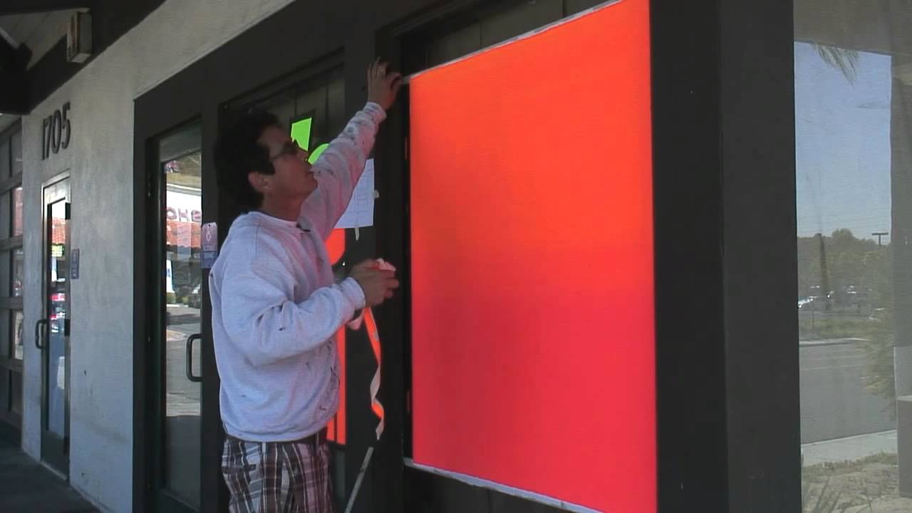 How to Paint a Window Sign by Dave Yant Signs | Part 3