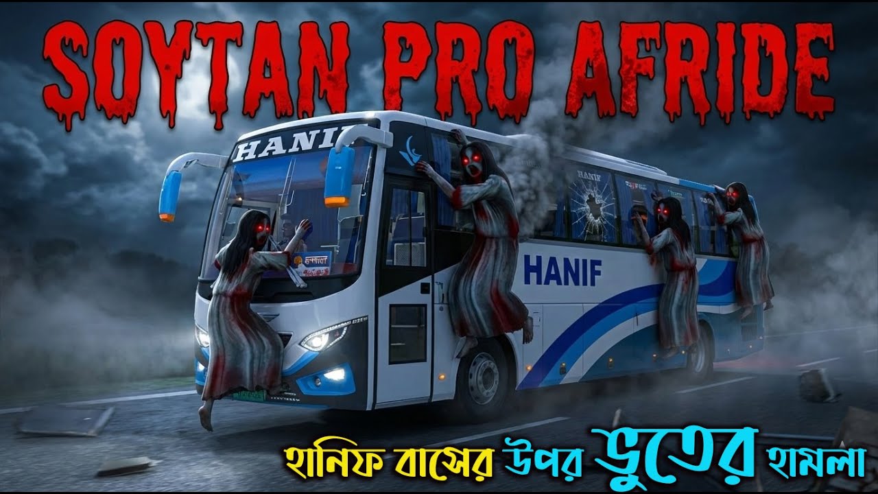রাস্তায় হানিফ বাসের উপর ভুতের হামলা ।|GMT BD MAP V3||Game bd 2.0