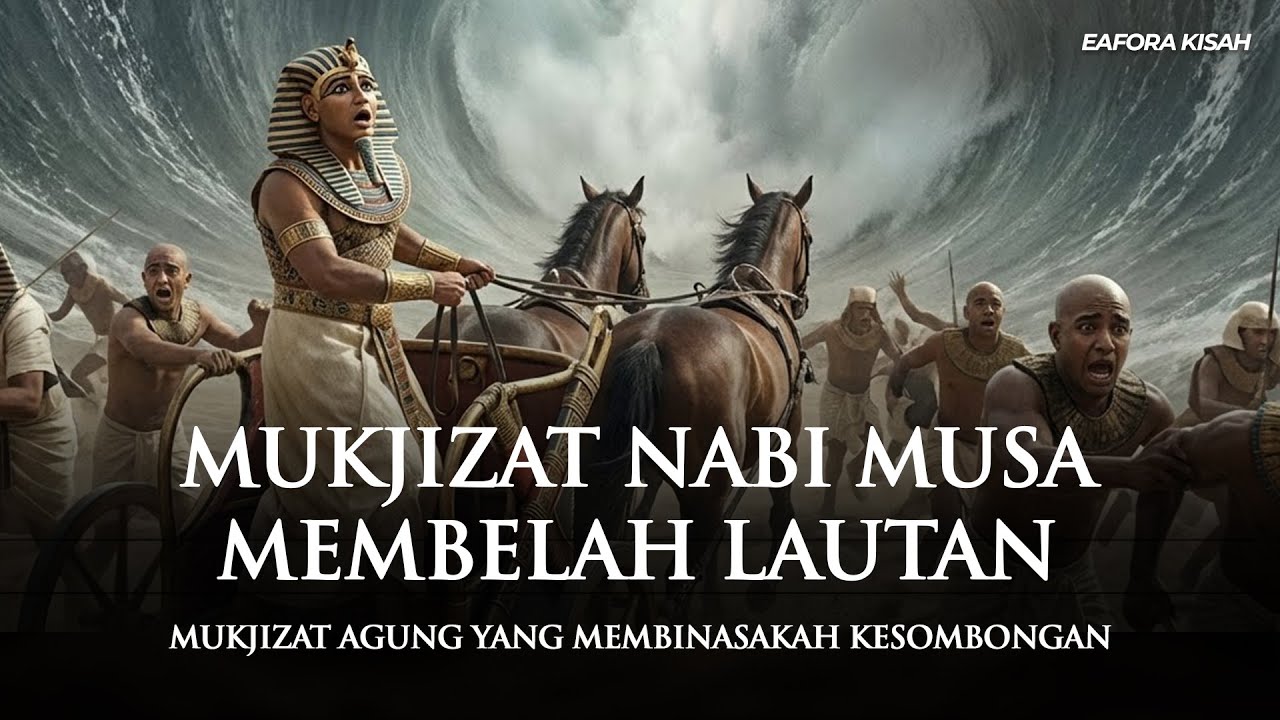 Mukjizat Agung! Kisah Nabi Musa Membelah Laut Merah: Detik-detik Fir'aun Binasa Karena Keangkuhannya