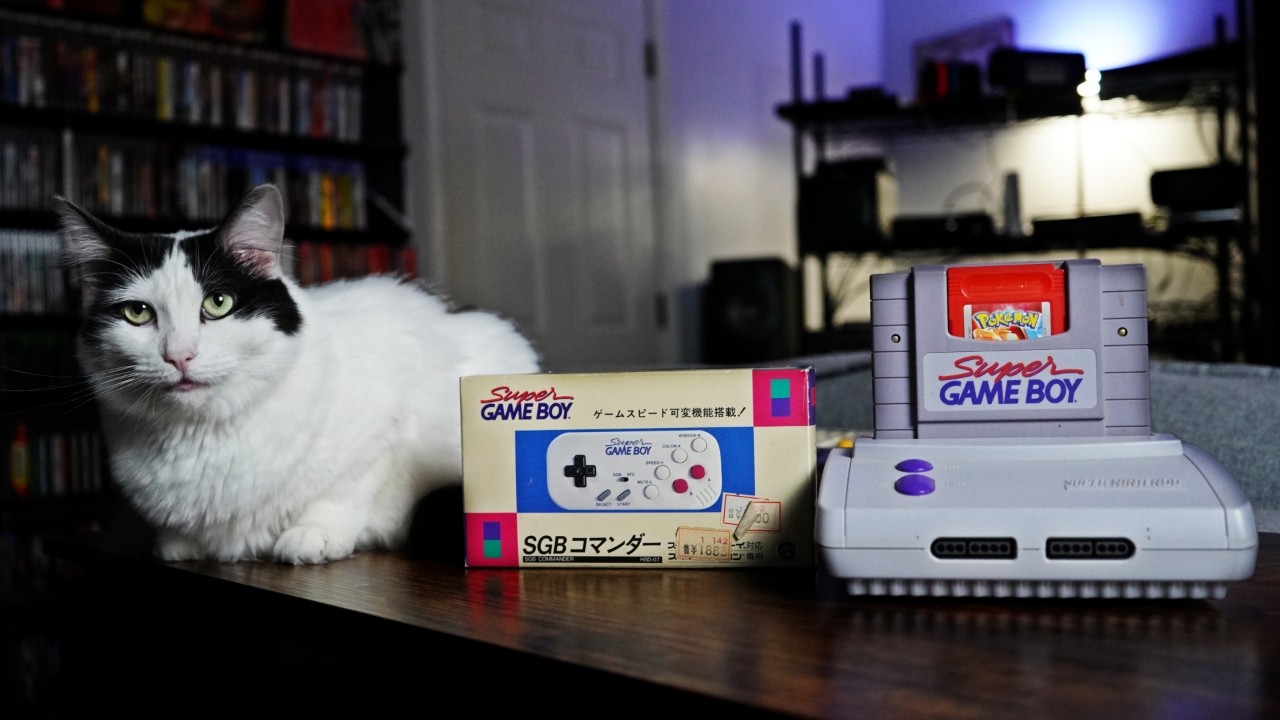 Gameboy Games on The Big Screen | The Super Gameboy & HORI SGB Commander Controller