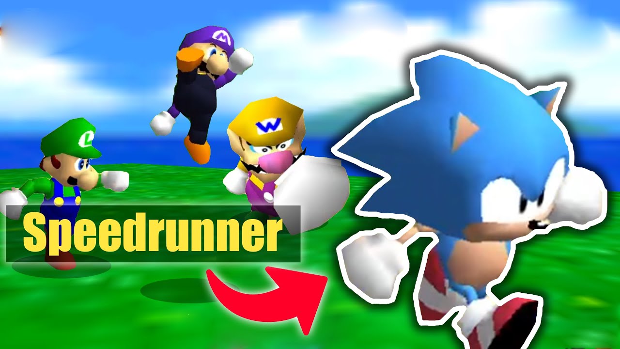 Mario 64 Manhunt, But im Sonic...