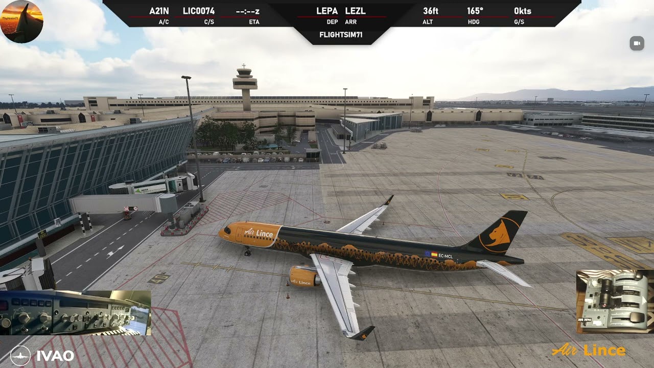 [MSFS] Palma de Mallorca - Sevilla | LEPA - LEZL  |  A321 Neo FSLabs  | Air Lince VA | IVAOES