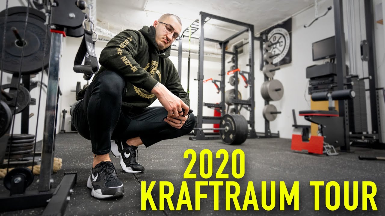 KRAFTRAUM UPGRADE! Gym Tour 2020 mit neuem Equipment