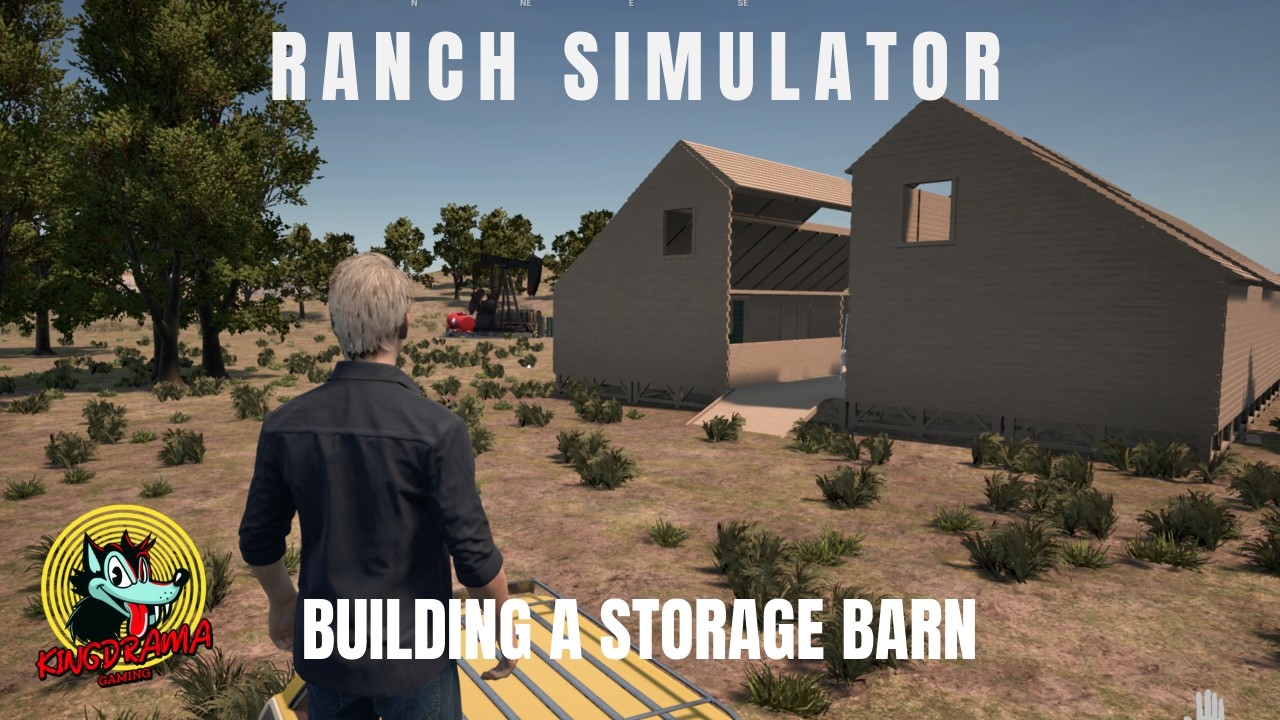 Ranch Simulator - Working On A New Storage Barn For My Oil And Other Ranch Products - Chicken Farmer