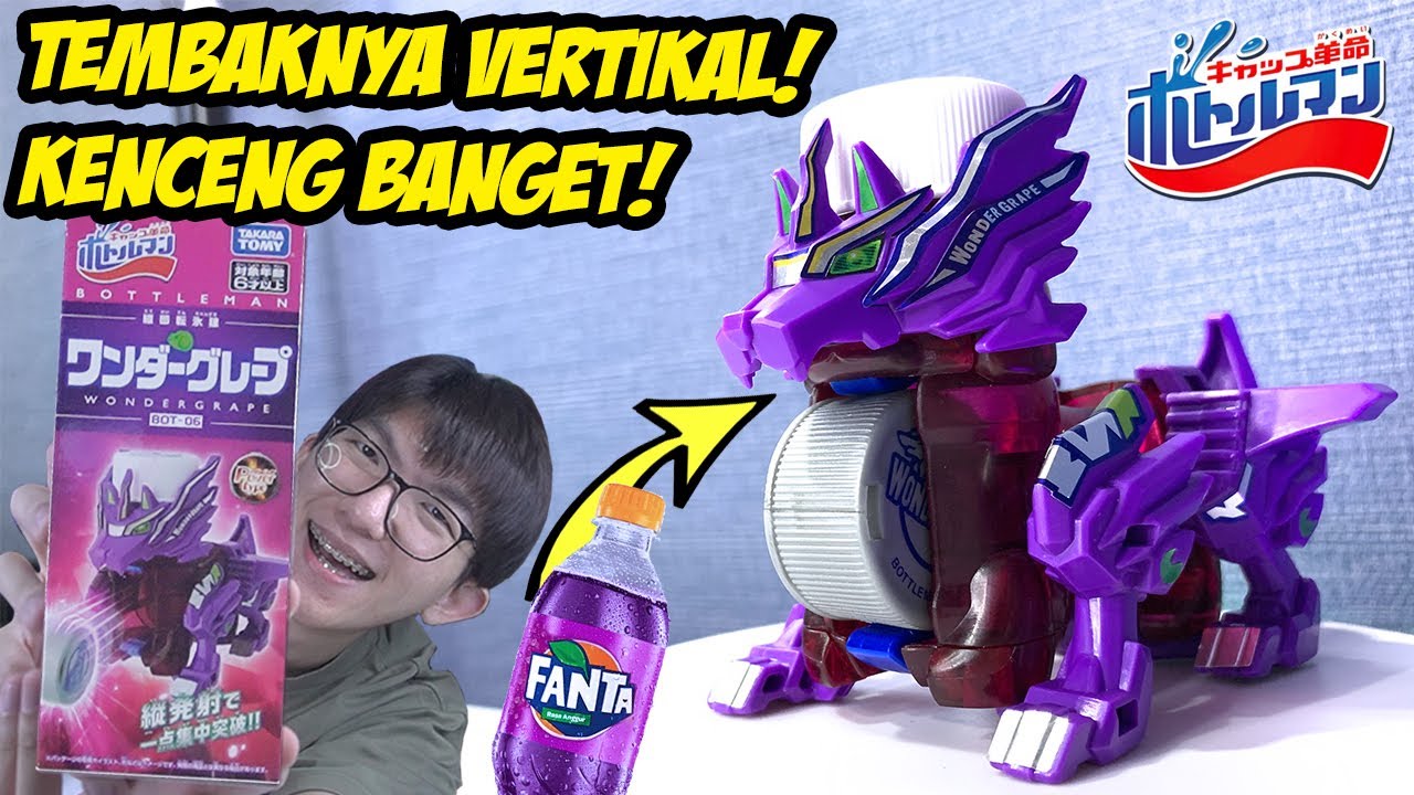 Bottleman ini Lawan Kodrat! Tembak Vertikal! Unboxing Bottleman Wonder Grape - Bottleman Indonesia