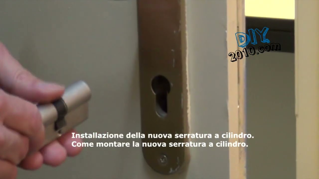 Come cambiare la serratura della porta | Come sostituire un cilindro di una serratura