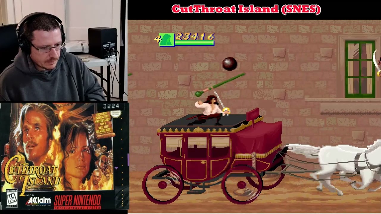 Real Time Playthrough: CutThroat Island (SNES)