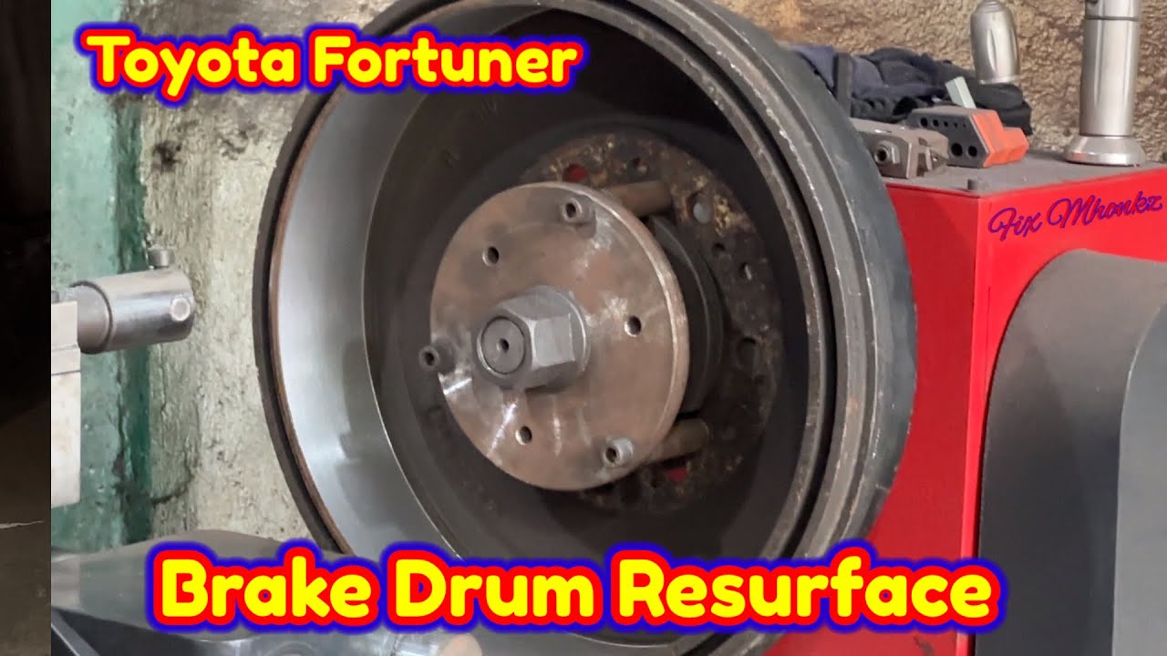 Toyota Fortuner Brake Drum Resurfacing