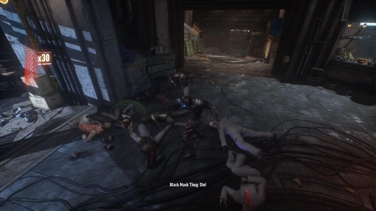 BATMAN: ARKHAM KNIGHT say hi to joker