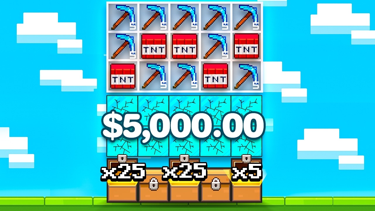 I WON $5,000 ON THE MINECRAFT GAME..