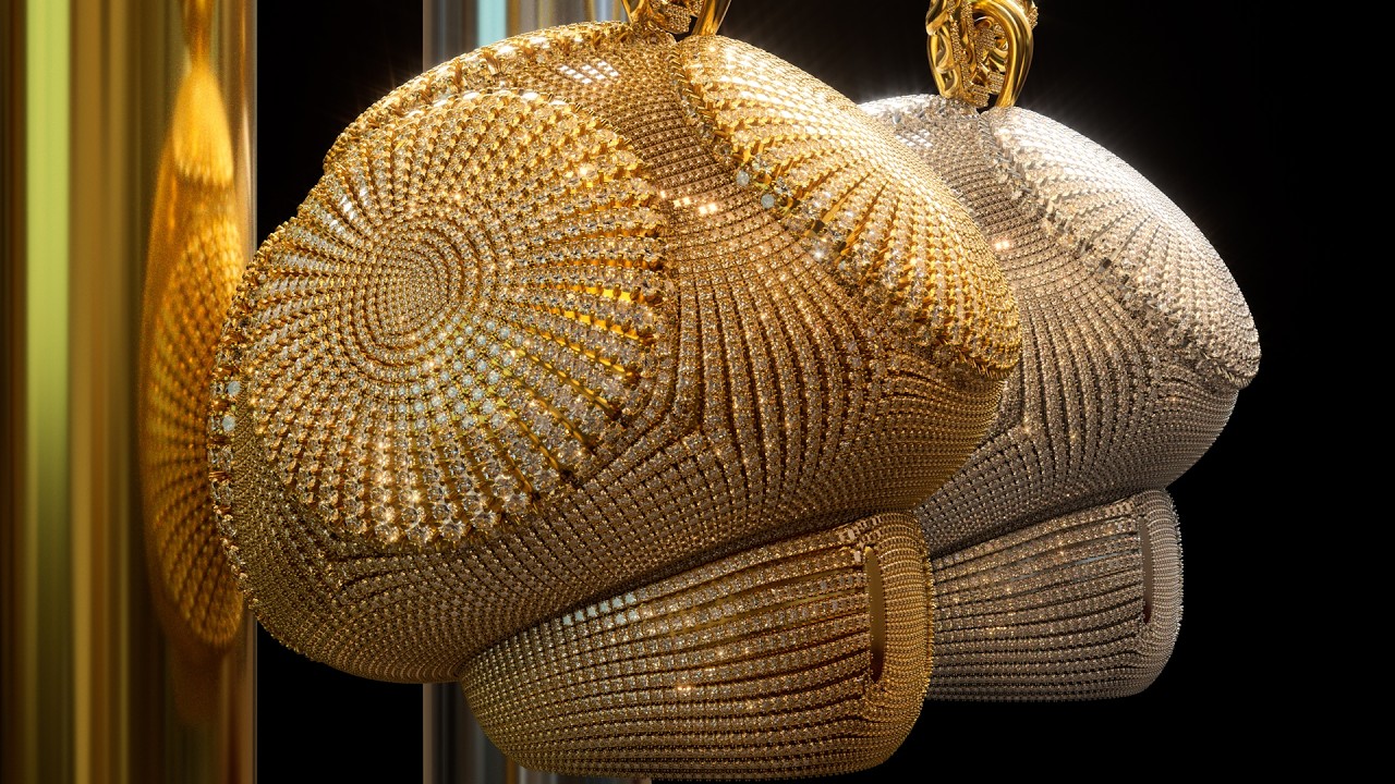Iced Out ( Diamond ) Pendant Tutorial Preview | Cinema 4D + Redshift (Behind the Scenes)