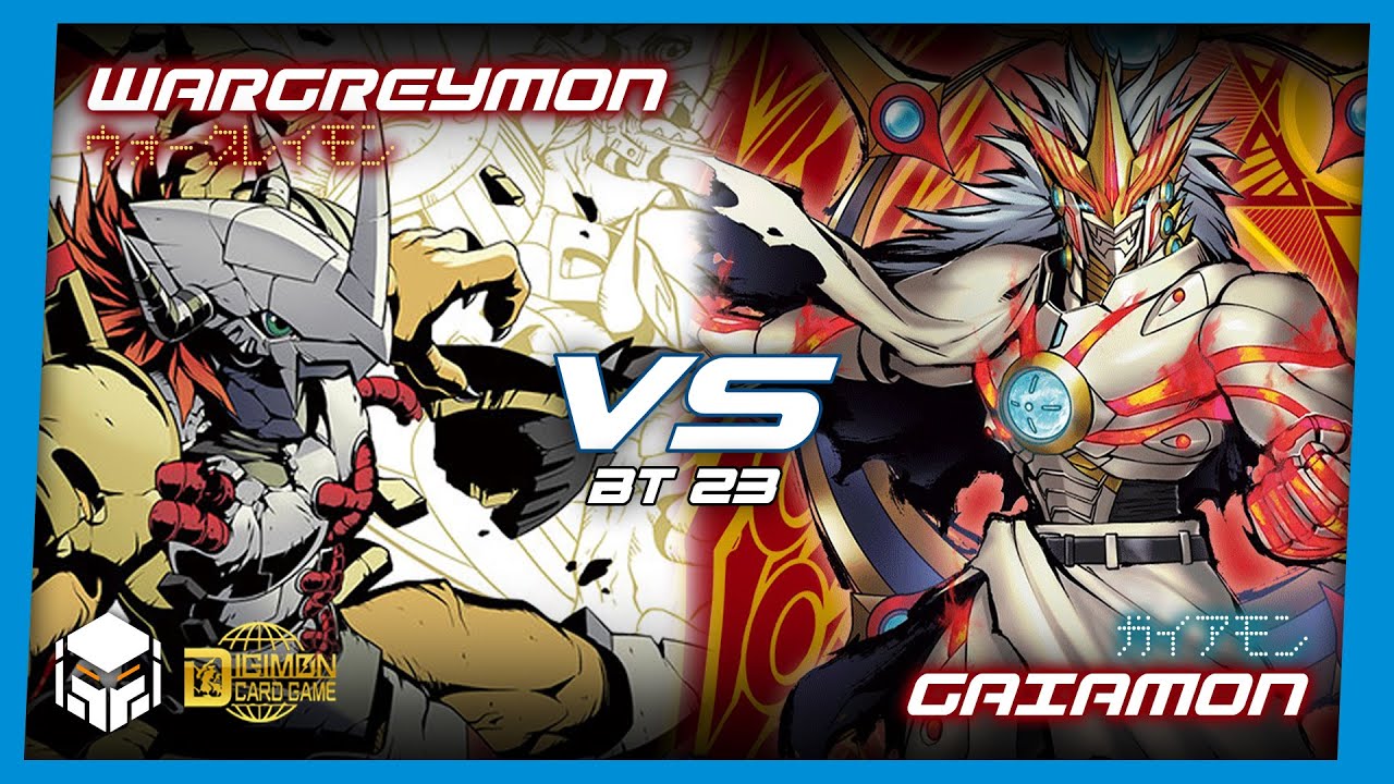 Wargreymon vs Gaiamon [Digimon Card Game & TCG BT23]