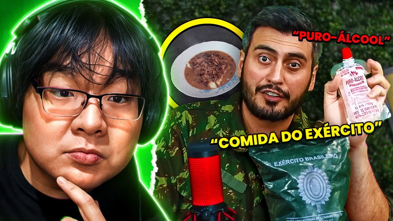 A COMIDA Do Exército BRASILEIRO É BOA? (ft. Scottonauta e Umild)