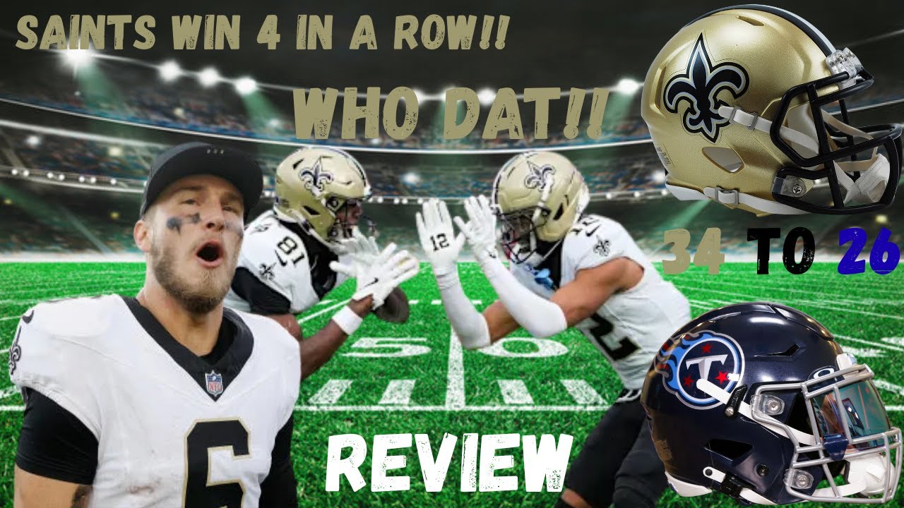 Saints Win 4th game in a row!! (Saints Week 17 Review)