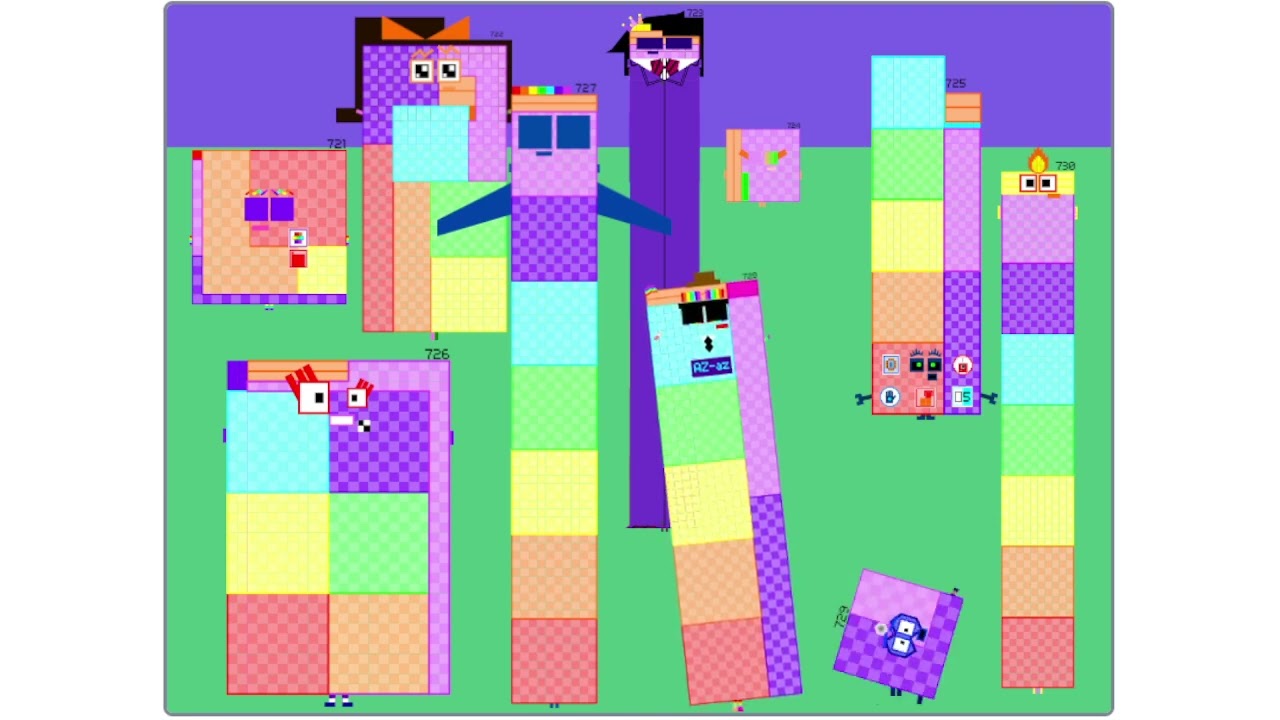 Numberblocks Band Retro 721-730