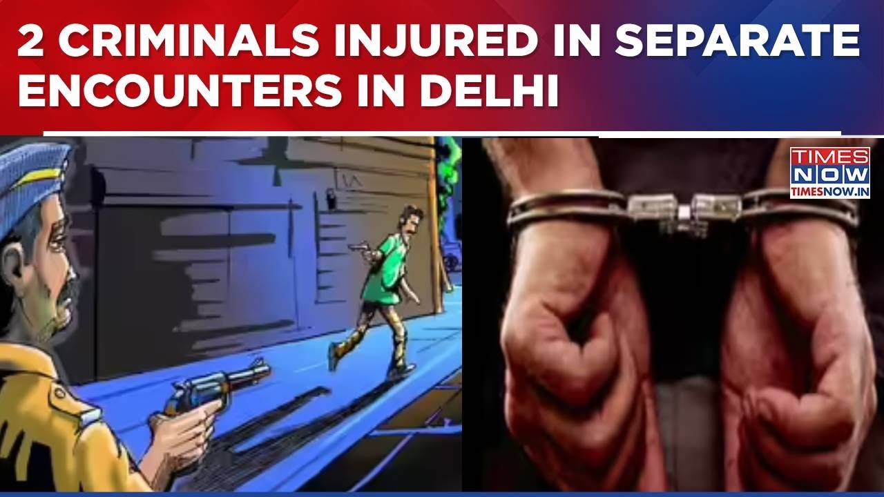 Two Criminals Injured In Separate Encounters In Delhi's Asthakunj & Rajouri Garden | Breaking News