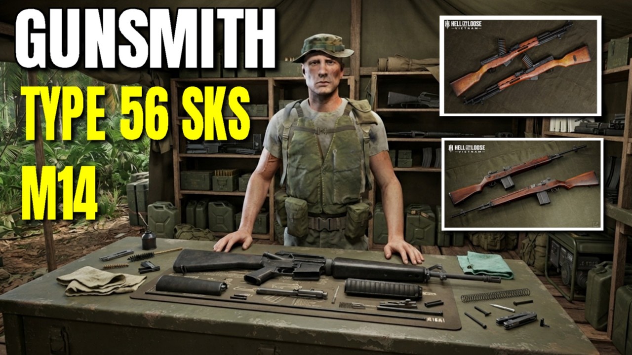 New Weapons One Is Amazing, One Is Awful | GUNSMITH | Hell Let Loose Vietnam
