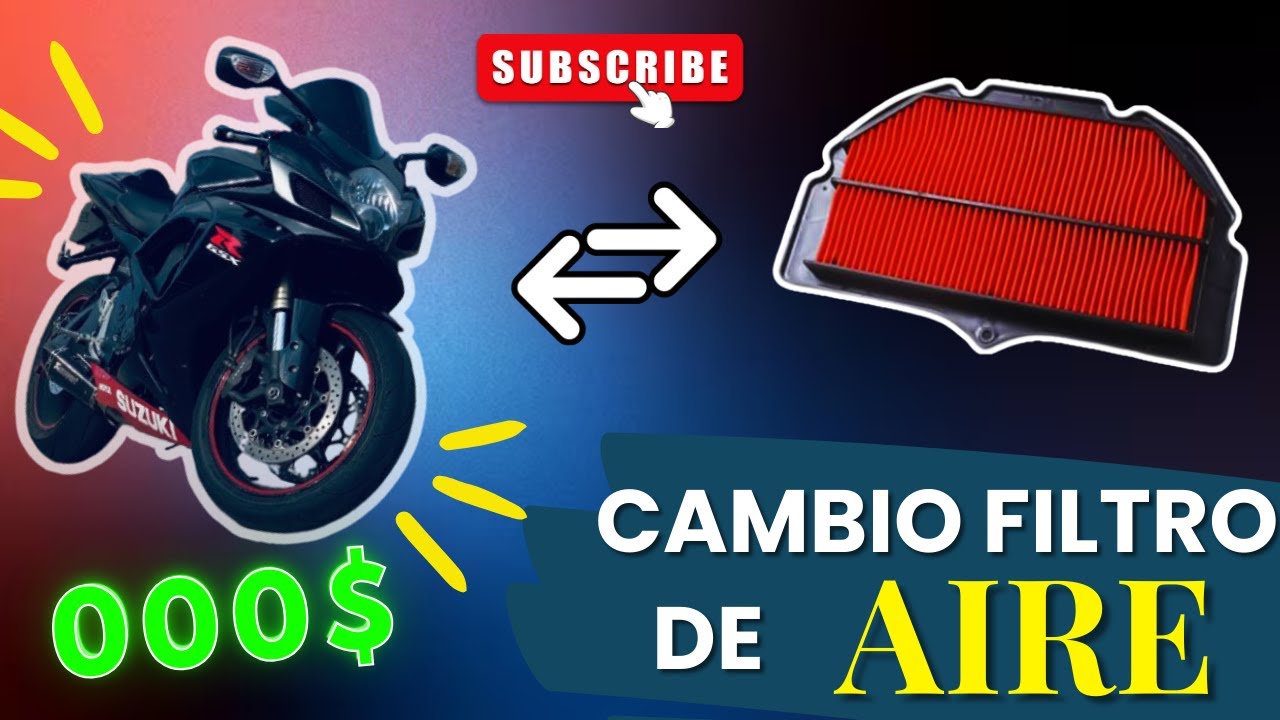 CAMBIO DE FILTRO DE AIRE GSX-R 600 | MANTENIMIENTO CLAVE QUE MUCHOS OLVIDAN