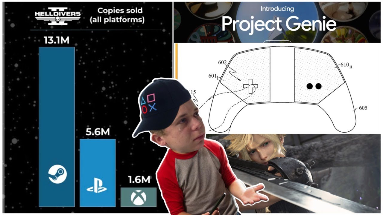 Helldivers 2 sells 1.6M On Xbox, FF7 Tops Xbox Wishlist, AI Destroys Gaming Stock market.