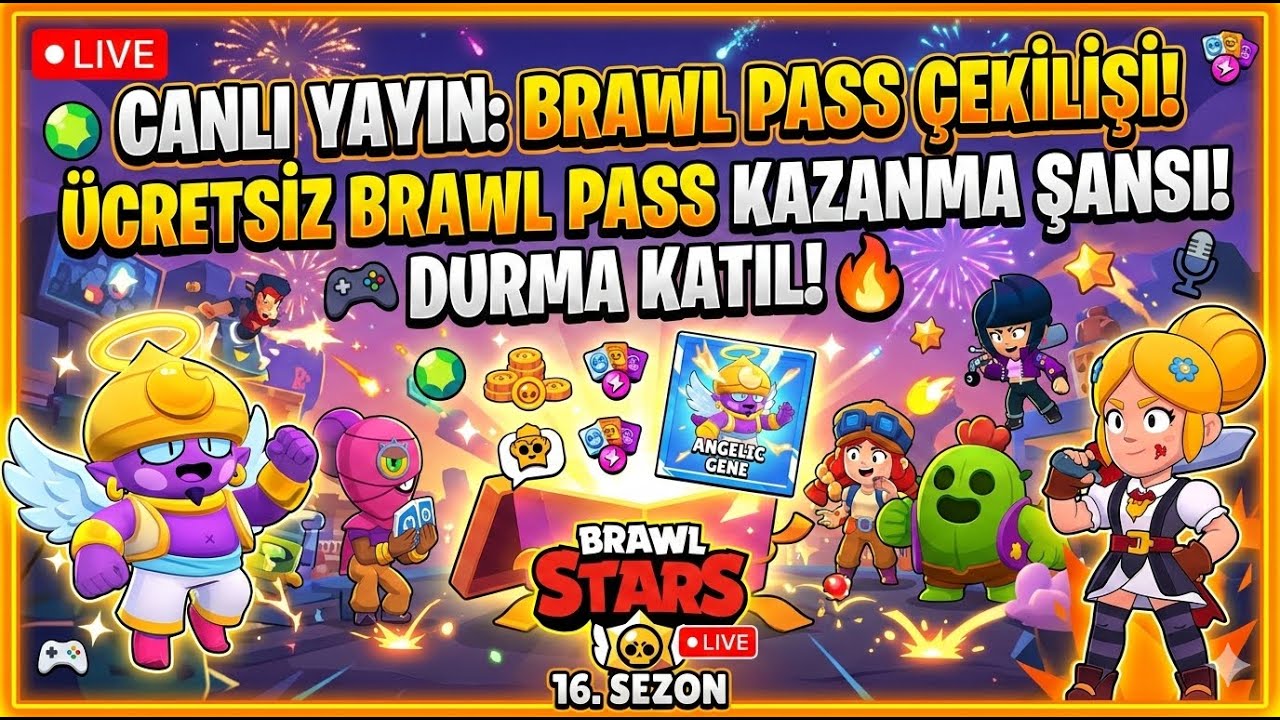BRAWL PASS ÇEKİLİŞİ BAŞLADI MİLLETTTTT KOŞUN #brawlstars