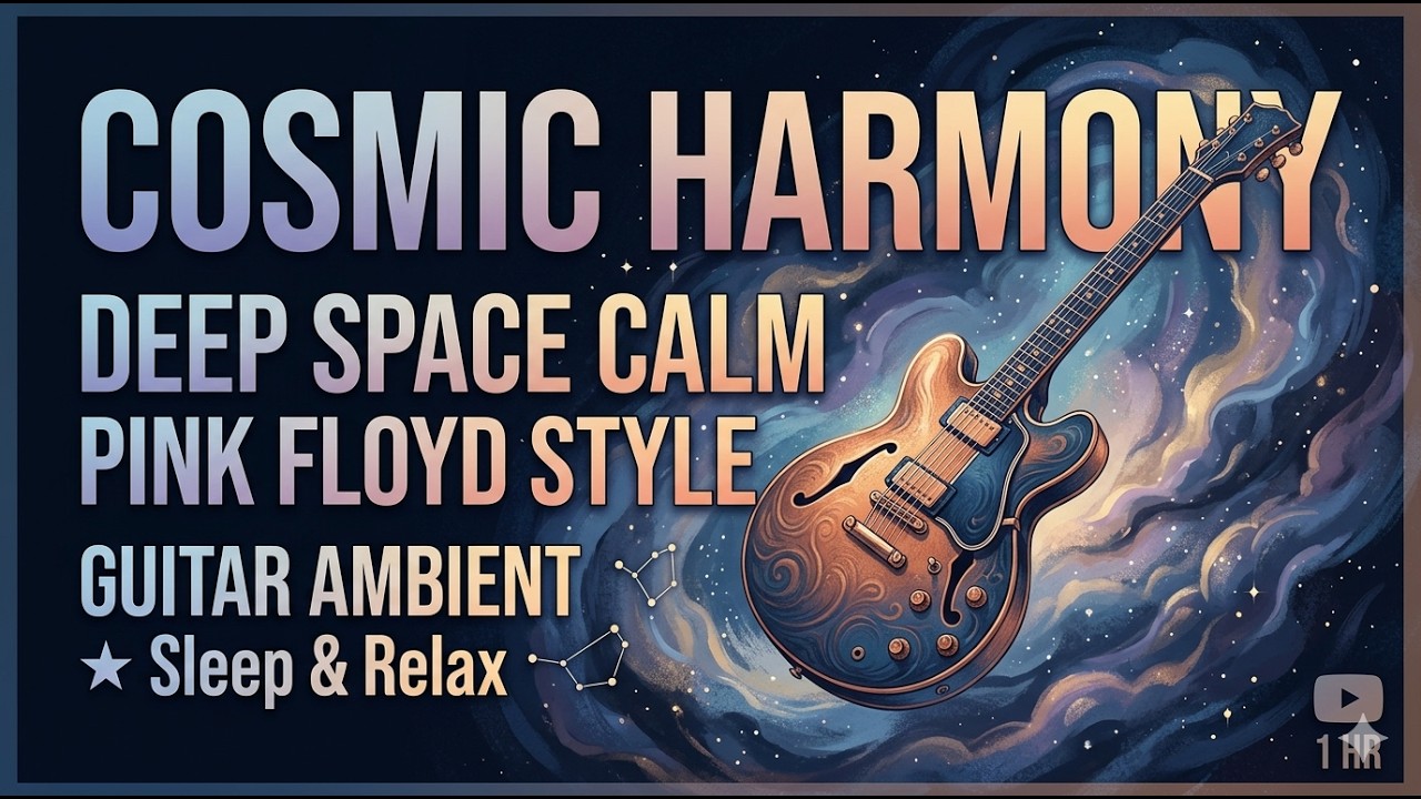 Pink Floyd Inspired Sleep Music 🌙 | Deep Guitar Ambience for Calm & Inner Peace
