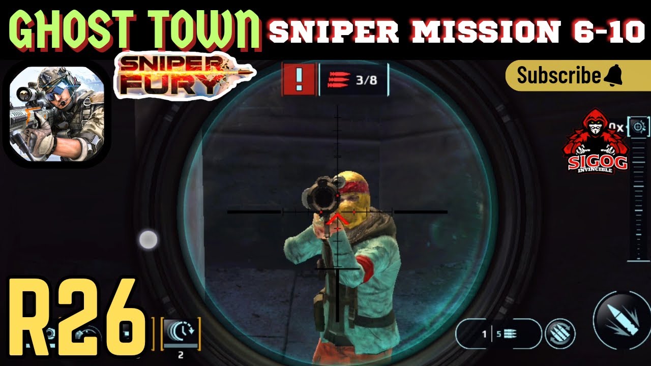 What Sniper Fury Pros Know About R26 Ghost Town Sniper Mission 6-10 That You Don't
