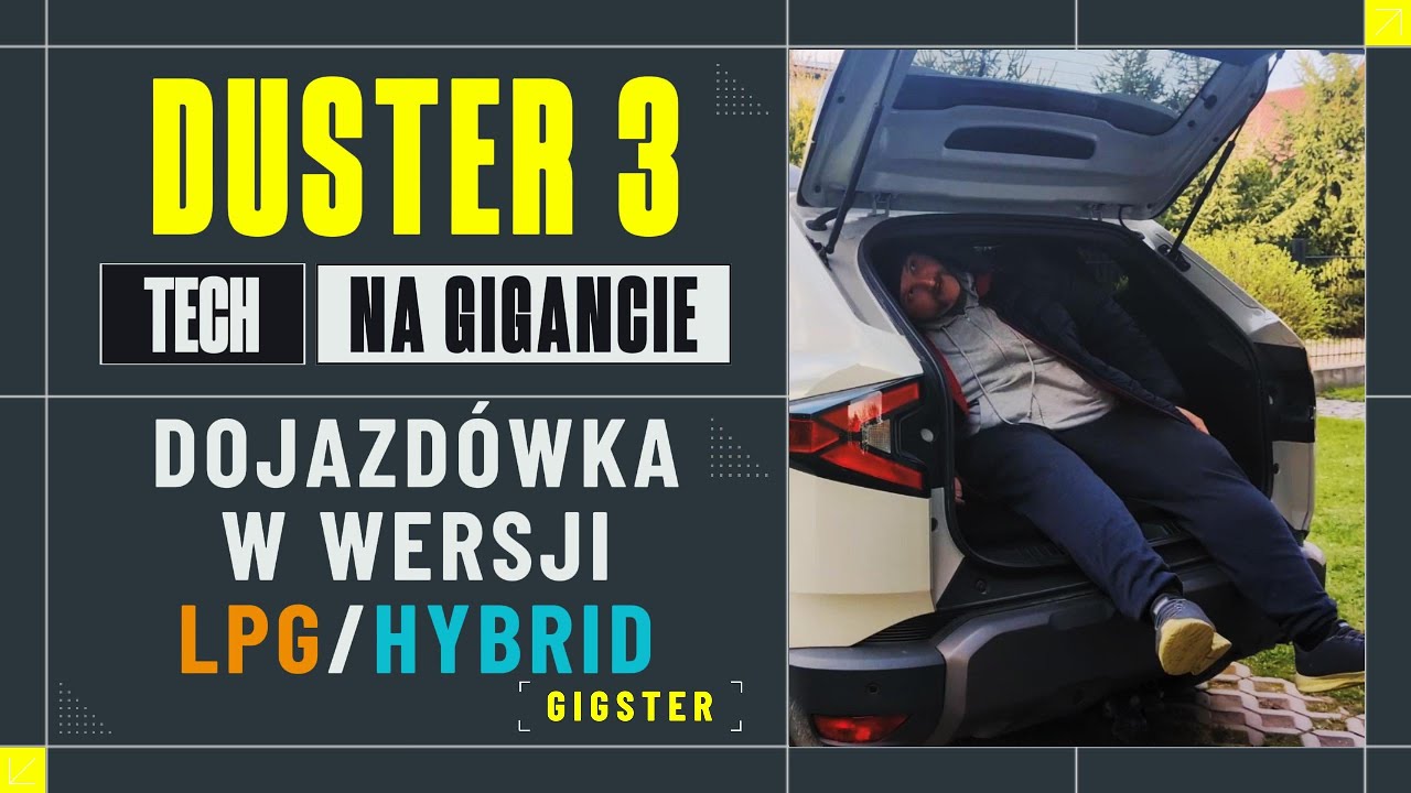 Koło DOJAZDOWE w Duster 3 POD PODŁOGĄ bagażnika? Robi się szefie! 😎 || GIGSTER ||