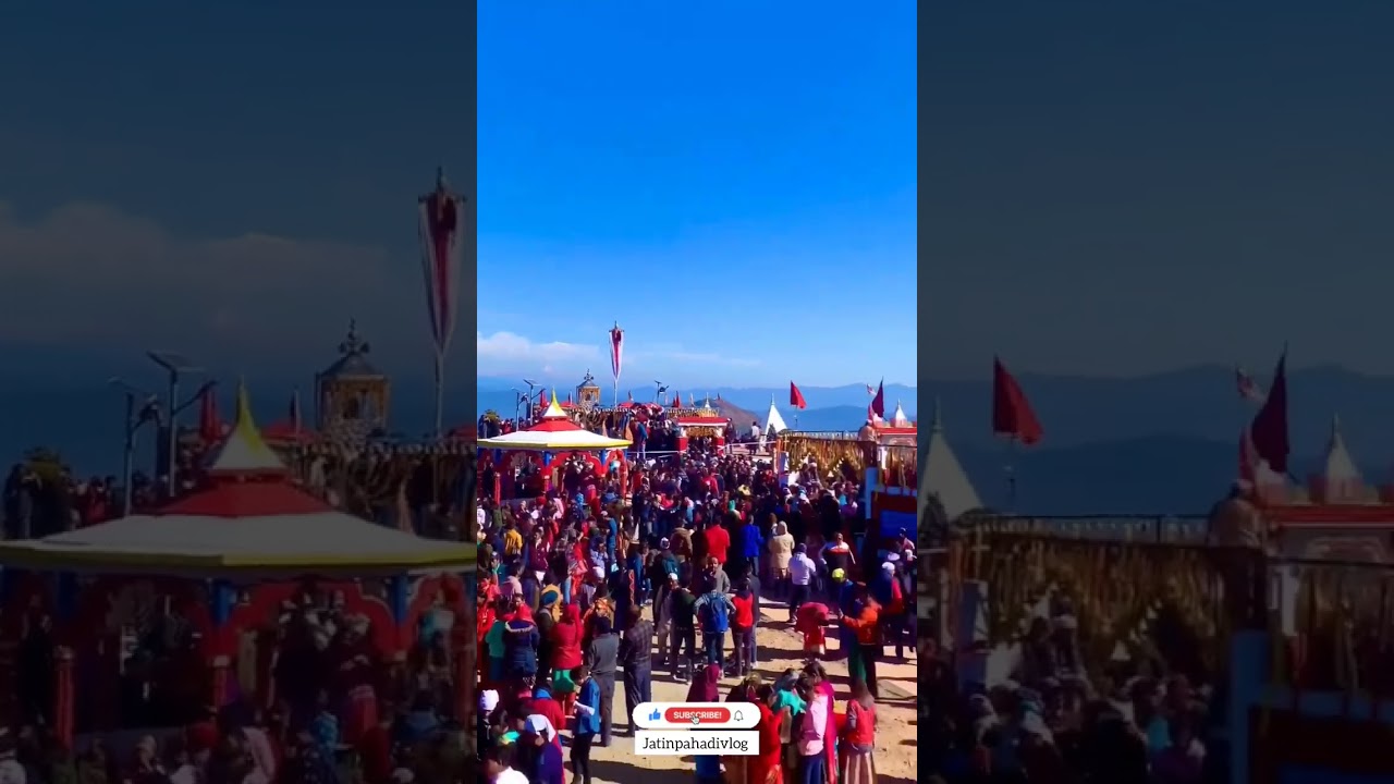 || Kalinka mandir mela || jay maa kaali😍🙏 kalinka mandir pauri garhwal. Kumau 