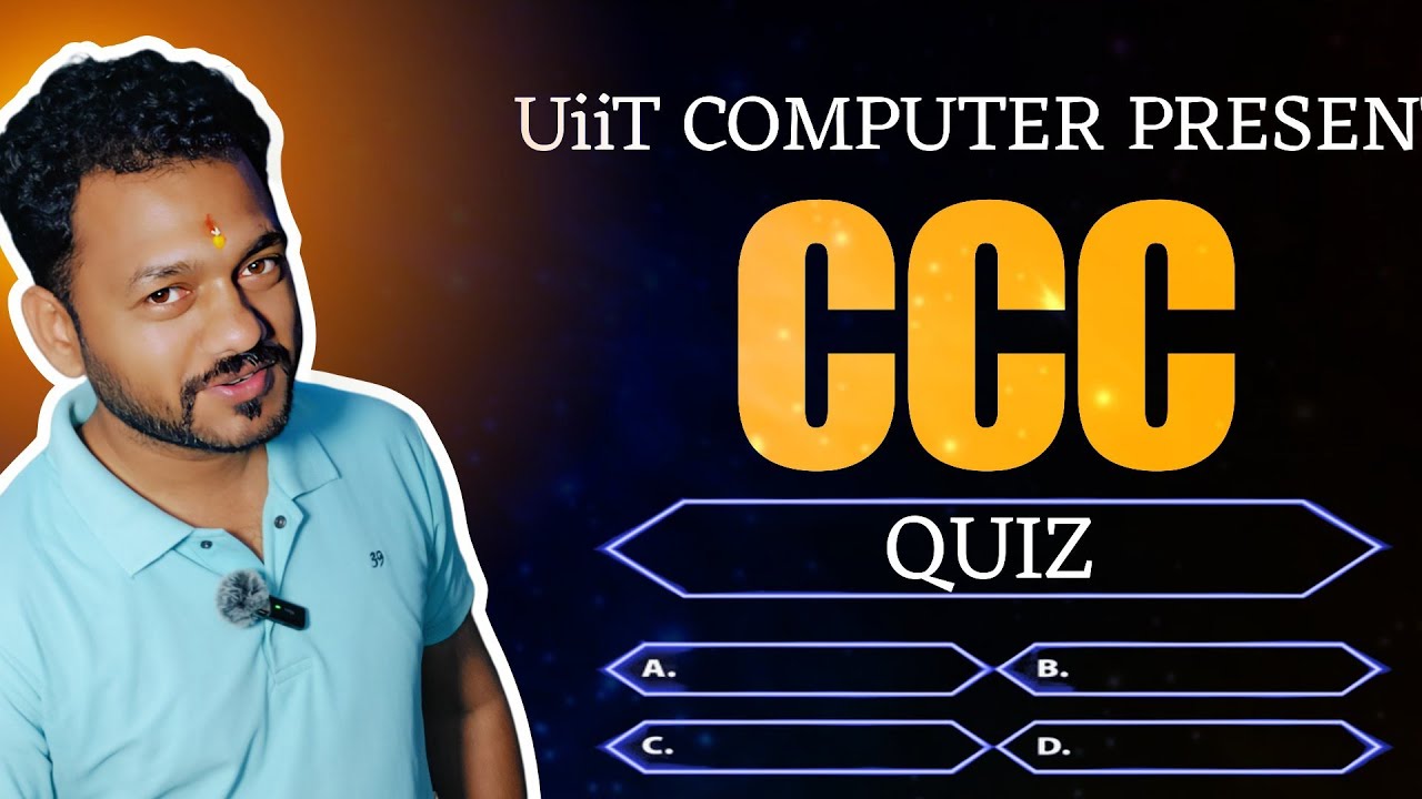 CCC Practice Quiz for Ayush Doctors👨&zwj;⚕️👩&zwj;⚕️ | Practice & Revision | Crack Your Exam Easily🧑&zwj;💻