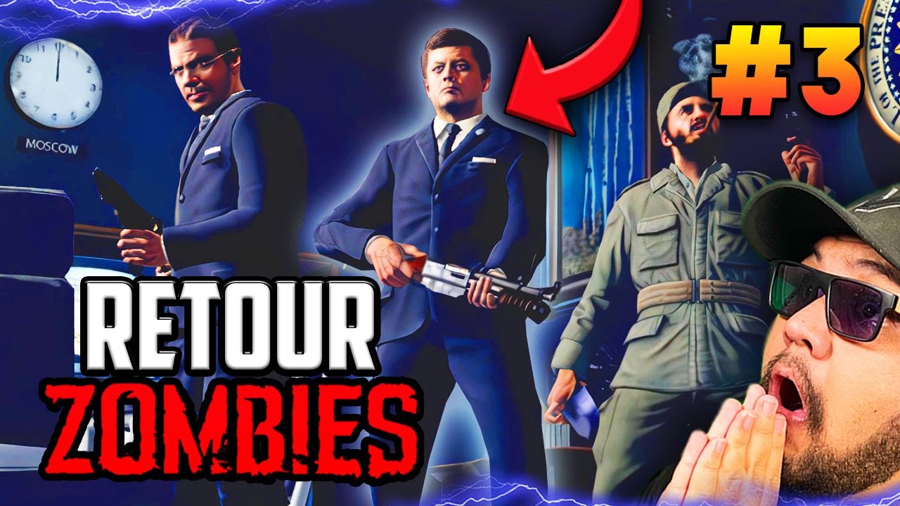 La MAP ZOMBIES avec le PRÉSIDENT des ETATS-UNIS ! (Retour Zombies #3 sur FIVE BLACK OPS 1)