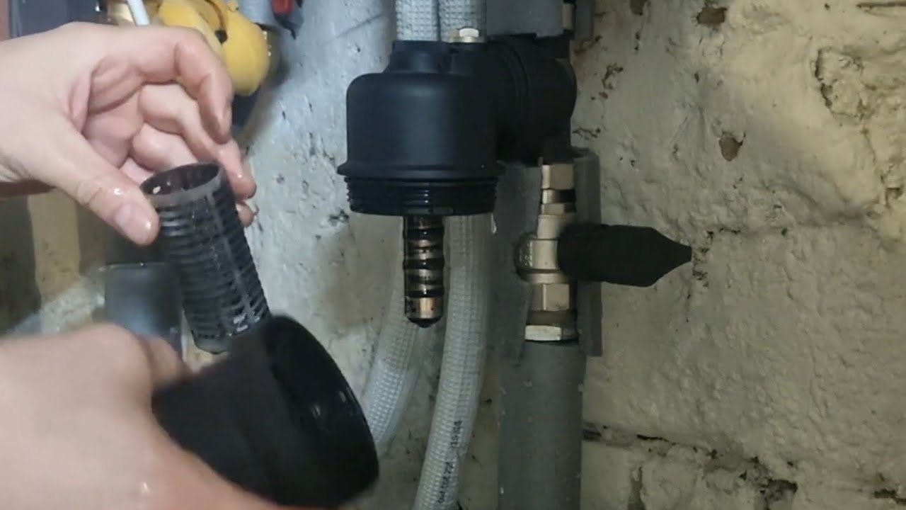 Czyszczenie filtra magnetycznego do pompy ciepła