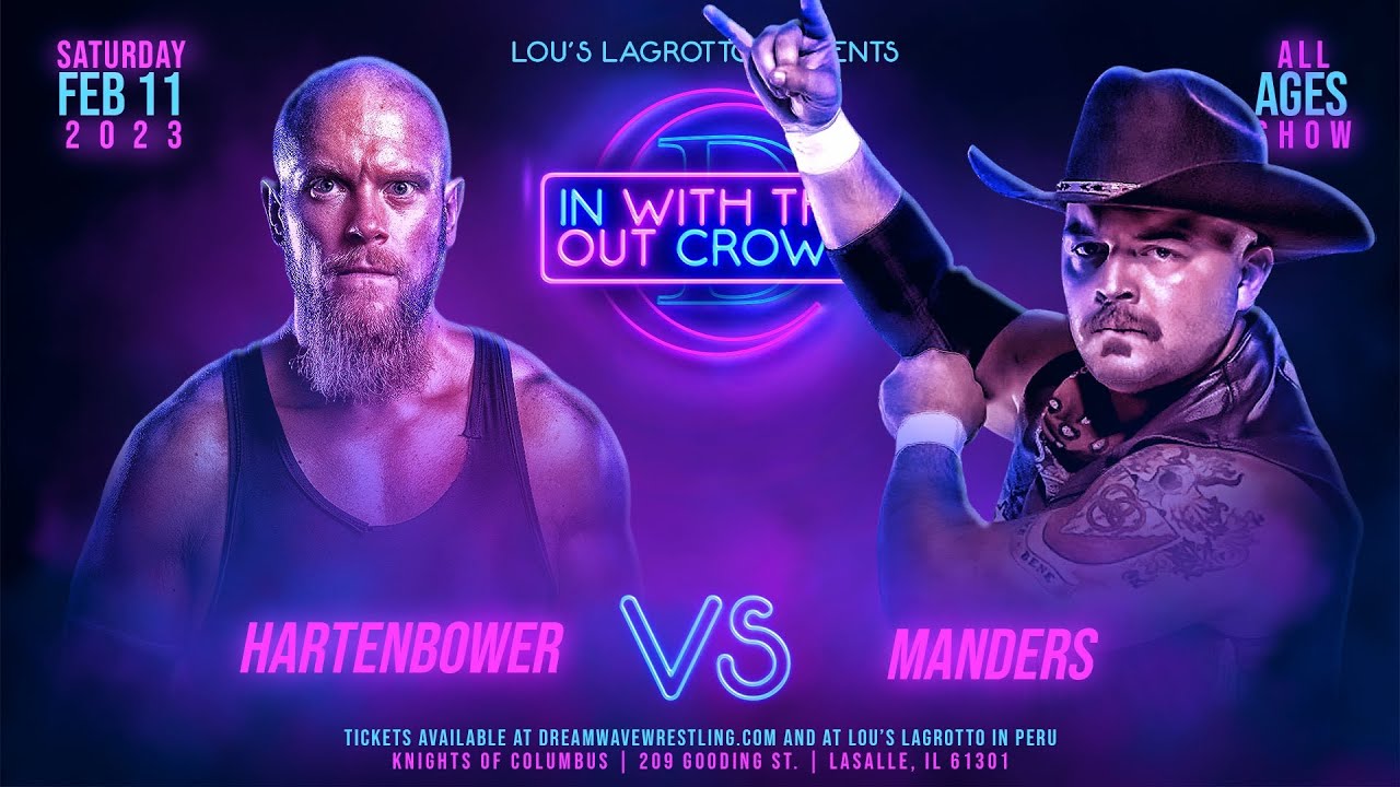 Manders vs Hartenbower - Dreamwave Wrestling 2/11/23