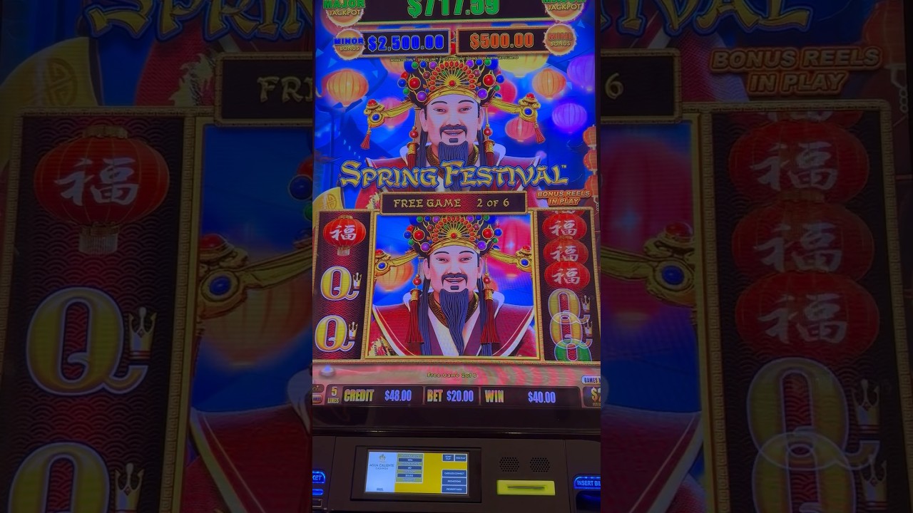 $20 Bet Spring Festival Dragon Link Bonus Big Wild Hit