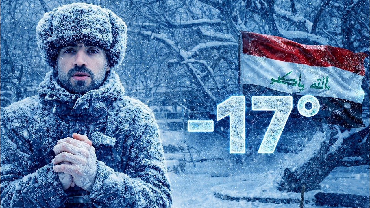 خيمت في الثلوج و وصلت الحدود الإيرانية 