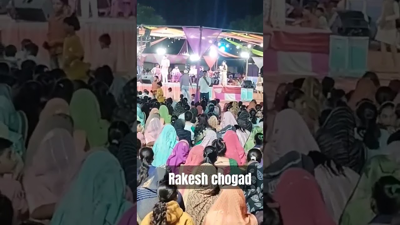 best song Rakesh chogad ka stej karikarm punjapura me 🌎
