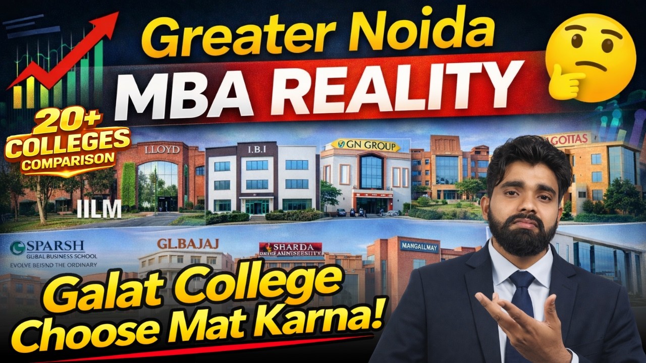 Greater Noida MBA Colleges Reality 2026 ⚠️ | 20+ Colleges Comparison & Placement Truth😳 #mba #pgdm