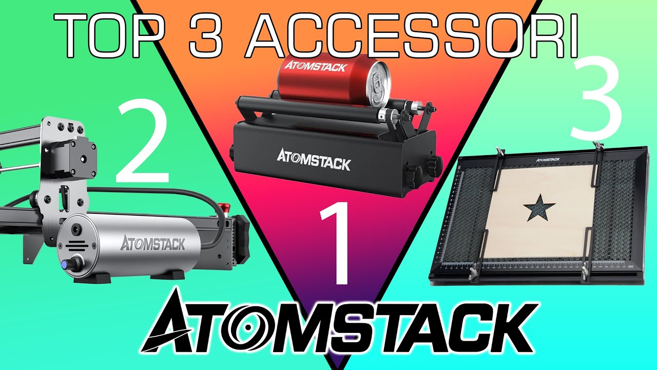 I 3 MIGLIORI accessori per un incisore laser? Tutti Atomstack! Bene ma non benissimo