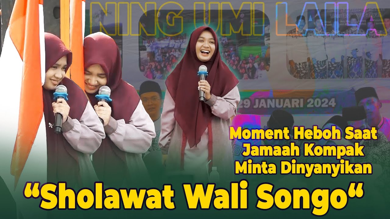 Viral Sholawat Wali Songo Bikin Heboh Jamaah | Ceramah Umi Laila Terbaru 2024 Di Pekalongan