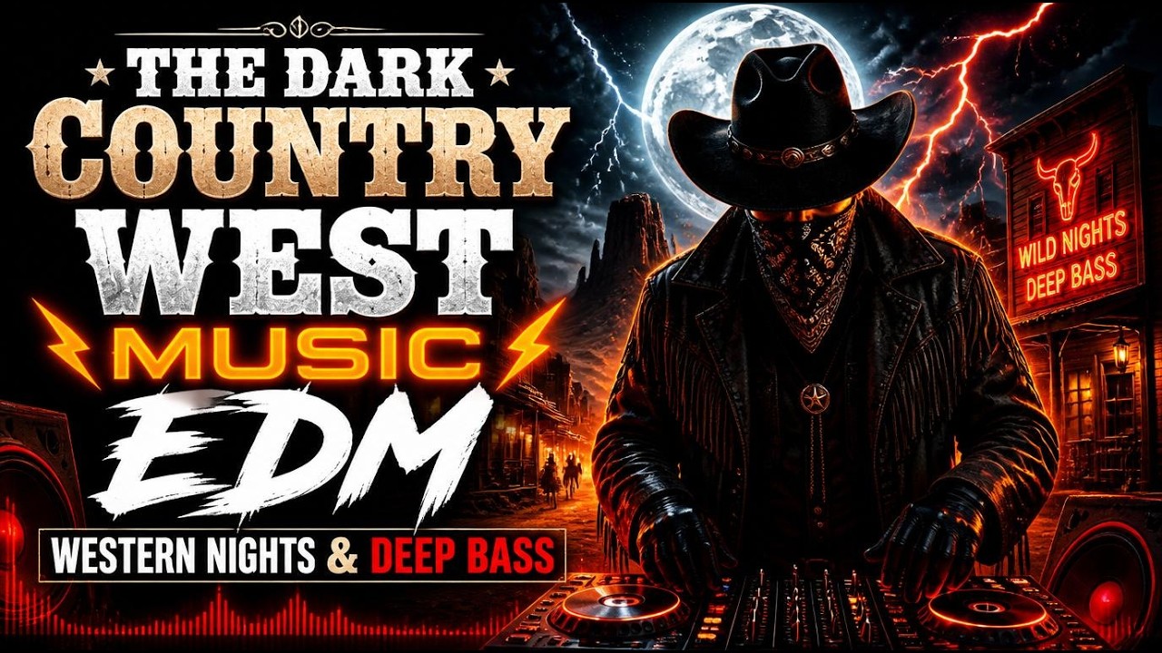 The Dark Country West Music EDM Western Mix ⚡ | Western Nights & Deep Bass