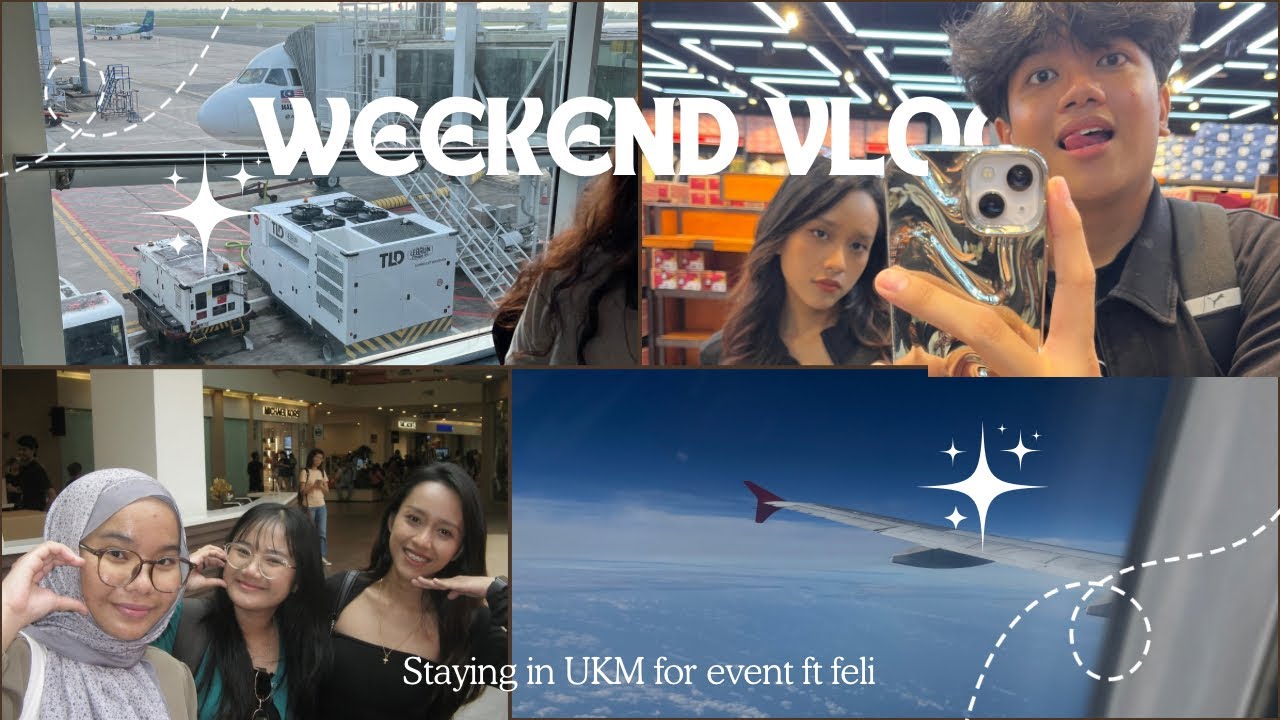 A Weekend in my Life | Staying in UKM for event | 