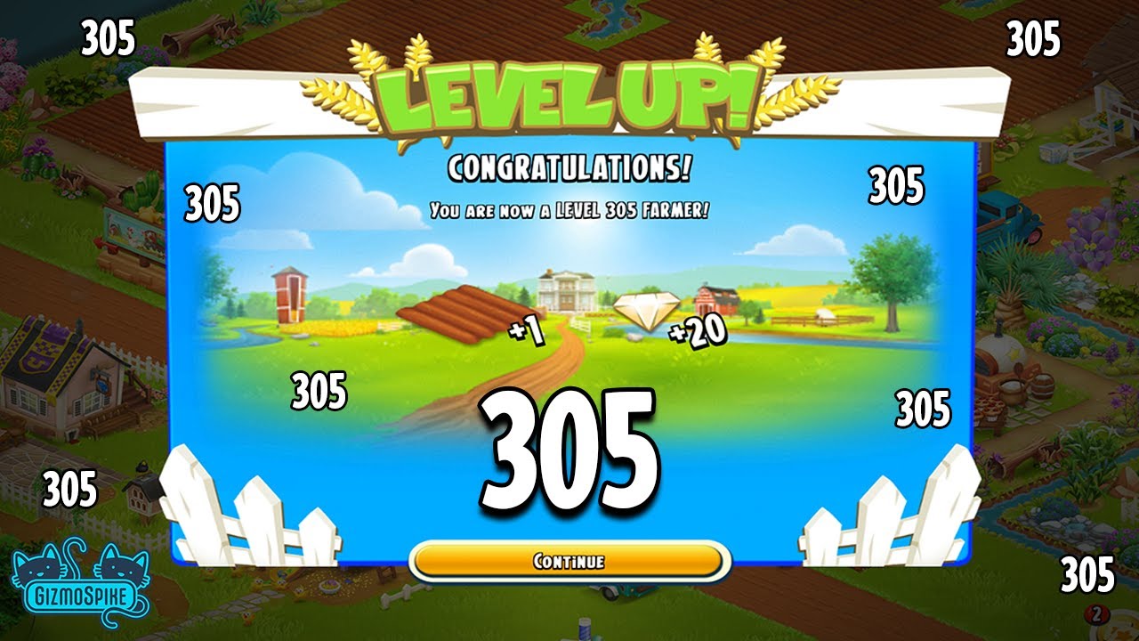 Hay Day-LEVEL UP 305!!